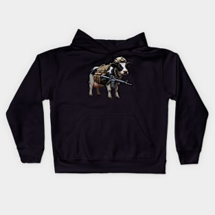 Tactical Cow Kids Hoodie